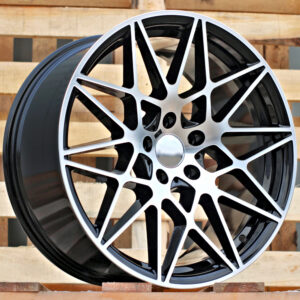 R18x8.5  5X120  ET  35  72.6  B5167  Black Polished (MB)  Fits for BMW  (Z7)  (HYBRID FORGED Rear+Front)