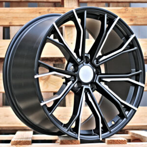 R19x8.5  5X120  ET  33  72.6  A5385  (XFE290)  Black Half Matt (BLHM)  Fits for BMW  (P1)  ((REAR+FRONT))