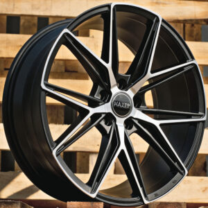 R19x8.5  5X112  ET  40  66.6  HX043  Black Polished Half Matt (MBHM)  Fits for HAXER  (K4)