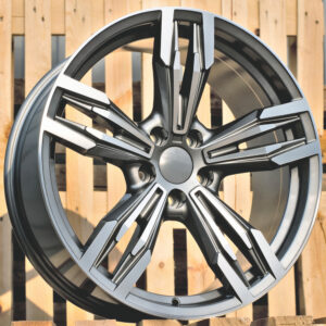 R17x8  5X120  ET  34  72.6  BY983  Grey Polished+Powder Coating (MGPC)  Fits for BMW  (R+P)