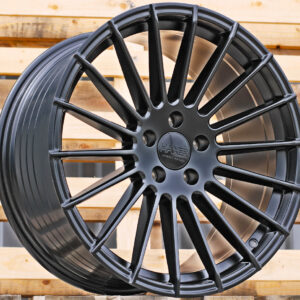 R20x9.5  5X120  ET  38  74.1  HX010F  (YF0124)  Black Half Matt (BLHM)  For HAXER  (M)  (HYBRID FORGED Rear+Front)