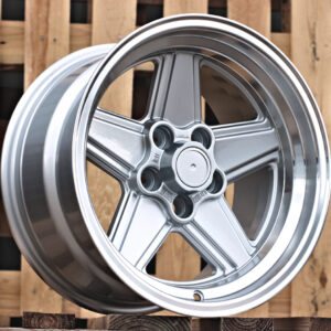 R16x8  5X112  ET  11  66.6  B1794  Silver+Polished Lip (SP)  Fits for MER  (Z1+Z2)  (Rear+Front)