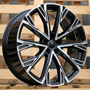 R21x8.5  5X112  ET  34  66.5  3S1277  Black Polished (MB)  Fits for AUD  (K2+K4)  (HYBRID FORGED)