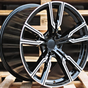 R20x10.5  5X112  ET  40  66.6  H5033  (3S1112)  Black Polished (MB)  Fits for BMW  (K4)  (HYBRID FORGED (Rear+Front))