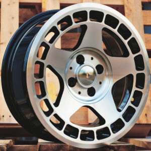 R15x7  4X100  ET  24  57.1  BK927  Black Polished (MB)  Fits for RACIN  (L6)