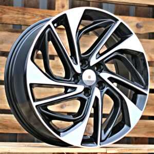 R17x7  5X114.3  ET  51  67.1  B5518  (IN3647F)  Black Polished (MB)  Fits for HYUND  (M)  (HYBRID FORGED)