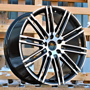 R21x9  5X112  ET  26  66.5  B1026  (LU1293)  Black Polished (MB)  Fits for PORCH  (P1+Z6)  (REAR+FRONT)