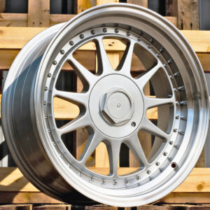 R17x8.5  5X120  ET  20  74.1  7962F  (XFA35)  Silver+Polished Lip (SP)  For RACIN  (K4)  (HARTGE Style Rear+Front)