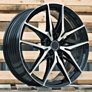R20x8  5X114.3  ET  40  60.1  3S1405  (FBX508)  Black Polished (MB)  Fits for TOYOT  (P2)  (HYBRID FORGED)