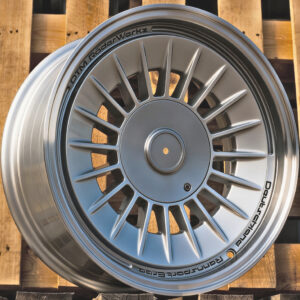 R16x8  4X100  ET  20  57.1  Y1085  Silver Shining+Polished Lip (SSPL)  Fits for BMW  (P)  (HYBRID FORGED)