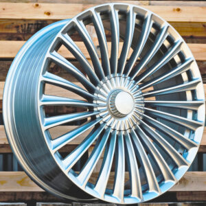 R21x9  5X112  ET  34  66.6  FBX202  Silver Shining (SS)  Fits for MER  (Z6)  (HYBRID FORGED Rear+Front)