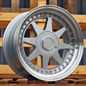 R17x7.5  5X112  ET  35  66.6  7905F  Silver+Polished Lip (SP)  Fits for RACIN  (Z3+Z6)  (HARTGE Style)