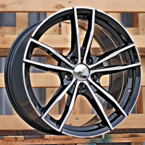 R19x8  5X112  ET  27  66.6  A5588  (BK5495)  Black Polished (MB)  Fits for BMW  (R+P)  (Rear+Front)
