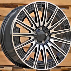 R20x8.5  5X112  ET  35.5  66.6  FLB005  Black Polished (MB)  Fits for MER  (Z3)  (HYBRID FORGED (Fit for E-Class Br214)Front+Rear)