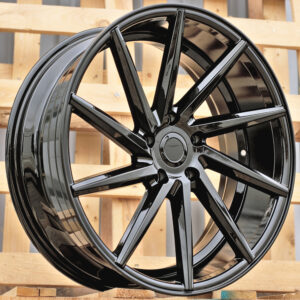 R19x8.5 5X112 ET 40 66.6 B1058 Black (BL) For RACIN (Z1+M+Z7) (LEFT SIDE (Style Vossen))