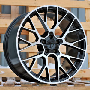 R20x10  5X112  ET  19  66.5  BK998  Black Polished (MB)  Fits for PORCH  (Z7)  (Rear+Front)