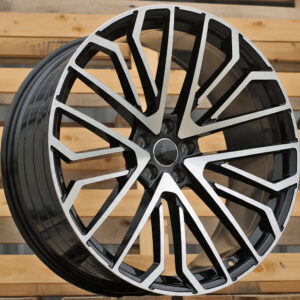 R20x9  5X112  ET  28  66.5  3S1261  (YF0434)  Black Polished (MB)  For AUD  (P2)  (HYBRID FORGED)