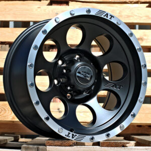 R16x8.5  6X139.7  ET  M15  110.1  B5187  Black Half Matt+Polished Lip (BLHMPL)  Fits for 4X4  (P)
