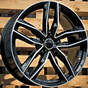 R21x9.5  5X112  ET  31  66.5  BK690  (BY1126)  Black Polished (MB)  Fits for AUD  (Z4)