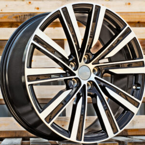 R22x9.5  5X120  ET  45  72.6  H3091F  Black Polished (MB)  Fits for LAND  (K8)  (HYBRID FORGED)