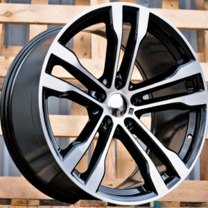 R20x10  5X120  ET  40  74.1  BK924  Black Polished (MB)  Fits for BMW  (K4)  (Rear+Front)