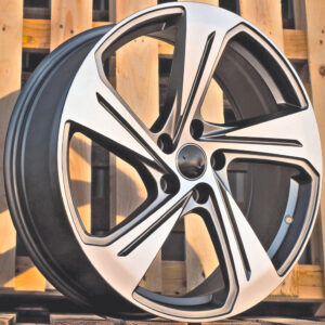 R18x8  5X112  ET  35  66.5  YS1270  (FBX340)  Grey Polished Matt (MGM)  Fits for AUD  (K3)  (HYBRID FORGED)
