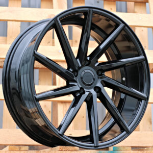 R18x8  5X100  ET  35  73.1  B1058  Black (BL)  Fits for RACIN  (Z2)  (LEFT SIDE (Style Vossen))