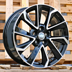 R17x7  5X100  ET  40  54.1  B5463  (IN5501)  Black Polished (MB)  Fits for TOYOT  (Z7)