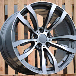 R20x11  5X120  ET  37  74.1  B1057  Grey Polished (MG)  Fits for BMW  (P+Z3)  (Rear+Front)
