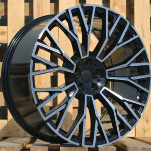 R22x9.5  5X112  ET  37  66.6  3S1111  Black Polished (MB)  Fits for BMW  (K2+K4)  (HYBRID FORGED Fit for New BMW X5)
