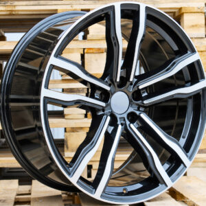 R21x10.5  5X120  ET  45  74.1  BY588  (DLJ588)  Black Polished (MB)  Fits for BMW  (Z4+Z2)  (Rear+Front)