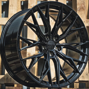 R20x8.5  5X112  ET  40  66.6  HX042  (IN0387)  Black (BL)  Fits for HAXER  (K7+P)  (Rear+Front)