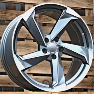 R17x7.5  5X112  ET  40  66.5  B5185  Grey Polished (MG)  Fits for AUD  (K2)
