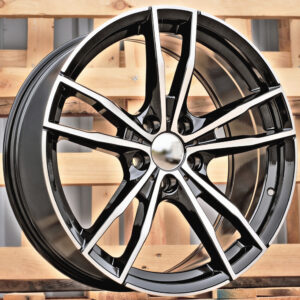 R19x8  5X120  ET  36  72.6  A5588  (BK5495)  Black Polished (MB)  For BMW  (P)  (Rear+Front)