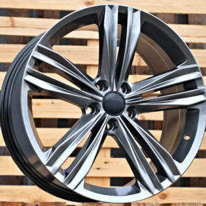 R18x8  5X112  ET  41  57.1  B5293  Hyper Black (HB)  Fits for VW  (K2+P+K4)
